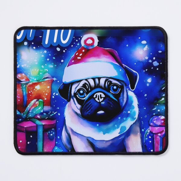 Item preview, Pug HAPPY HOLIDAYS 72 MERRY CHRISTMAS  designed and sold by RedBluffTraders.