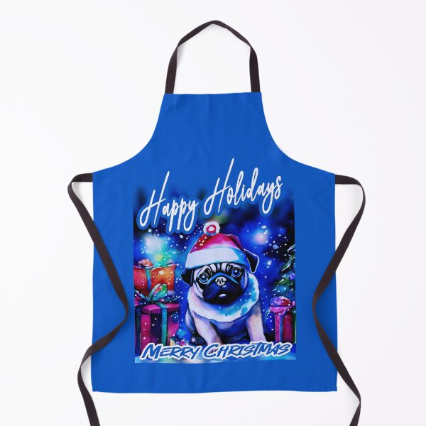 Item preview, Pug HAPPY HOLIDAYS 72 MERRY CHRISTMAS designed and sold by RedBluffTraders.