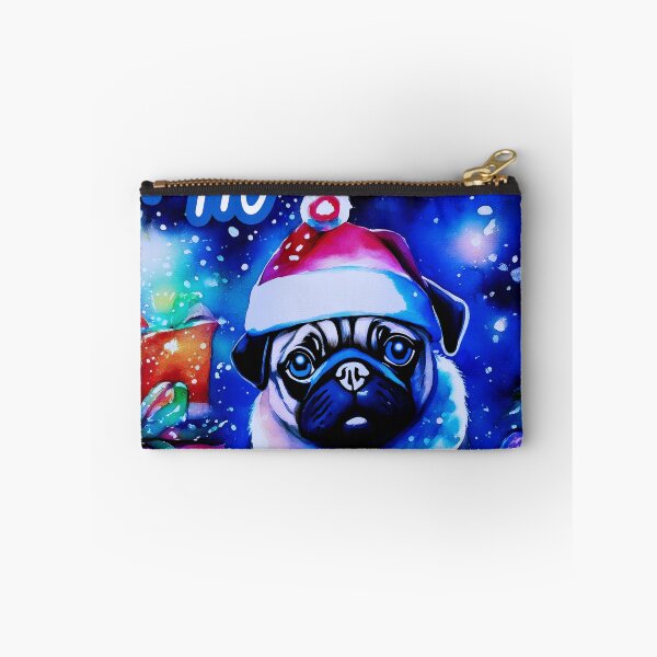Item preview, Pug HAPPY HOLIDAYS 72 MERRY CHRISTMAS  designed and sold by RedBluffTraders.