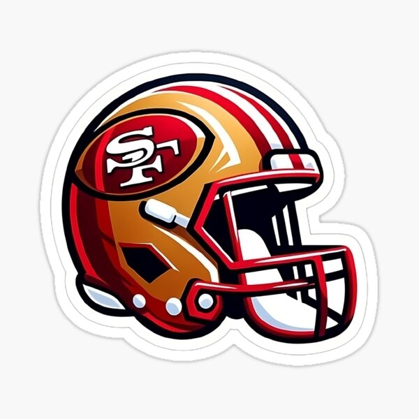 Adesivo Especial San Francisco 49ers Logo NFL - FIRST DOWN