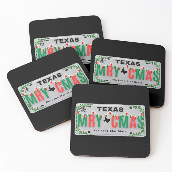 Item preview, Merry Christmas Texas vanity plate MCLMT designed and sold by GFamilyC.
