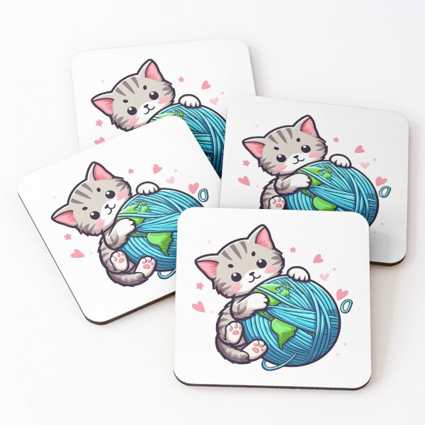 Item preview, Cat with planet designed and sold by MiroArtAbstra.