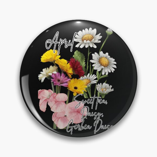 Item preview, April Sweet Pea Daisy Gerbera Daisy designed and sold by TxTaurus110.