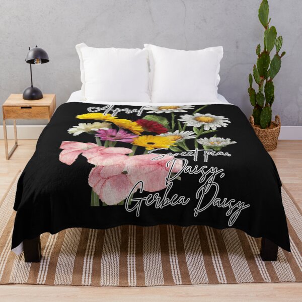 Item preview, April Sweet Pea Daisy Gerbera Daisy designed and sold by TxTaurus110.