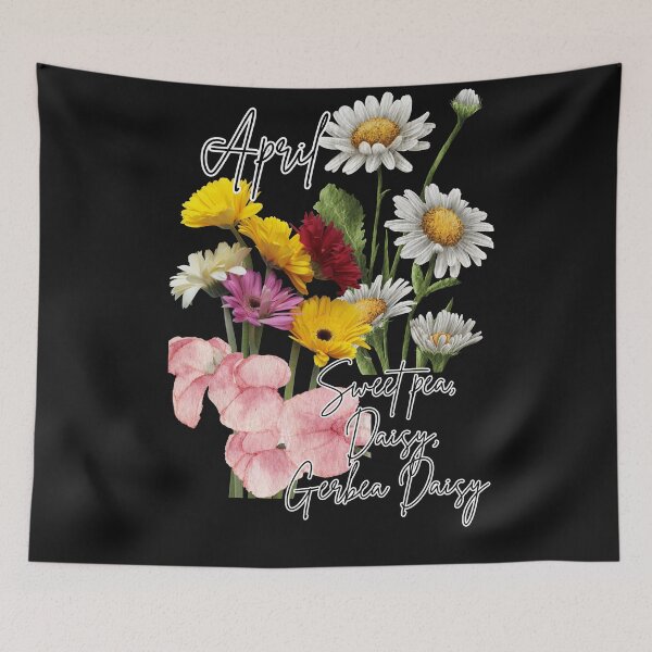 Item preview, April Sweet Pea Daisy Gerbera Daisy designed and sold by TxTaurus110.