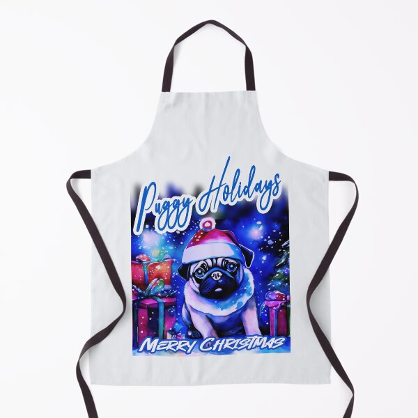 Item preview, Pug HAPPY HOLIDAYS 72 MERRY CHRISTMAS PUGGY HOLIDAYS designed and sold by RedBluffTraders.