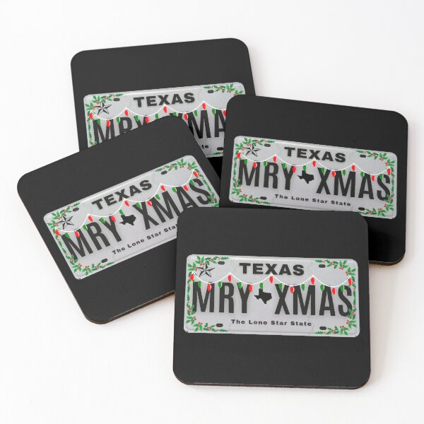 Item preview, Merry Xmas Texas vanity plate LMT designed and sold by GFamilyC.