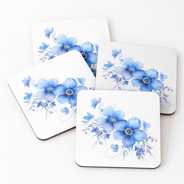 Item preview, Little Blue Flowers designed and sold by rozar-nv.