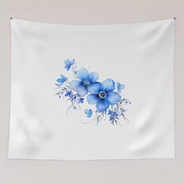 Item preview, Little Blue Flowers designed and sold by rozar-nv.
