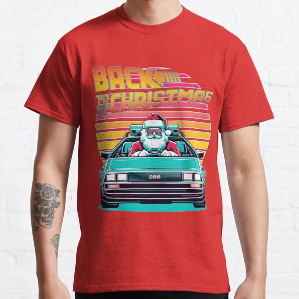 Item preview, Back to the Christmas: Retro Santa Claus behind the wheel! designed and sold by Epic Grenade Team.