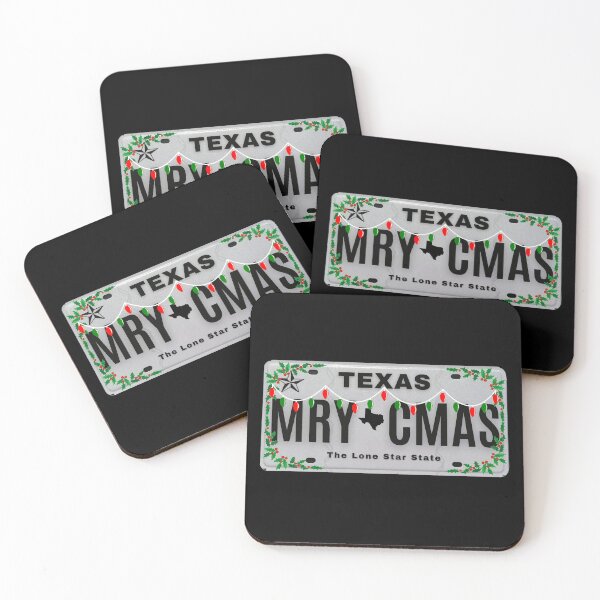 Item preview, Merry Christmas Texas vanity plate LMT designed and sold by GFamilyC.