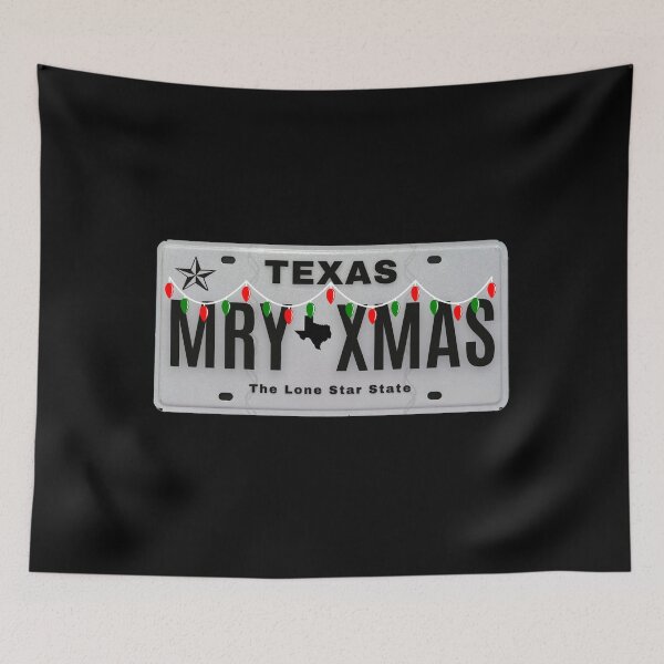 Item preview, Merry Xmas Texas vanity plate L designed and sold by GFamilyC.