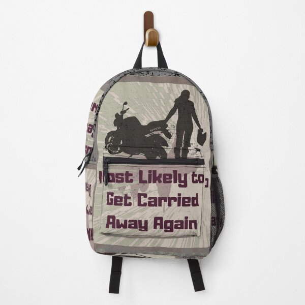 Item preview, Most Likely to Get Carried Away Again (motogirl) designed and sold by bekksa.