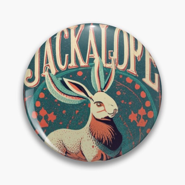Item preview, Vintage jackalope design designed and sold by VoodoovilleArt.