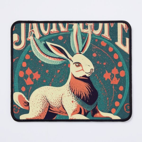 Item preview, Vintage jackalope design designed and sold by VoodoovilleArt.