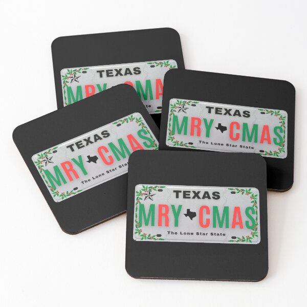 Item preview, Merry Christmas Texas vanity plate MCMT designed and sold by GFamilyC.