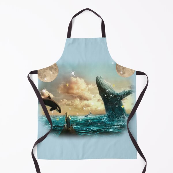 Item preview, "Enchanted Journey: The Boy, the Dolphin, the Whale and the Shark in the Fantastic Kingdom of the Sea" designed and sold by Mahilis.