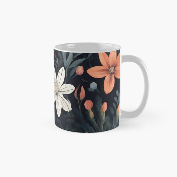 Item preview, Flower Plant Aesthetic Garden Pattern designed and sold by N0VEEN.