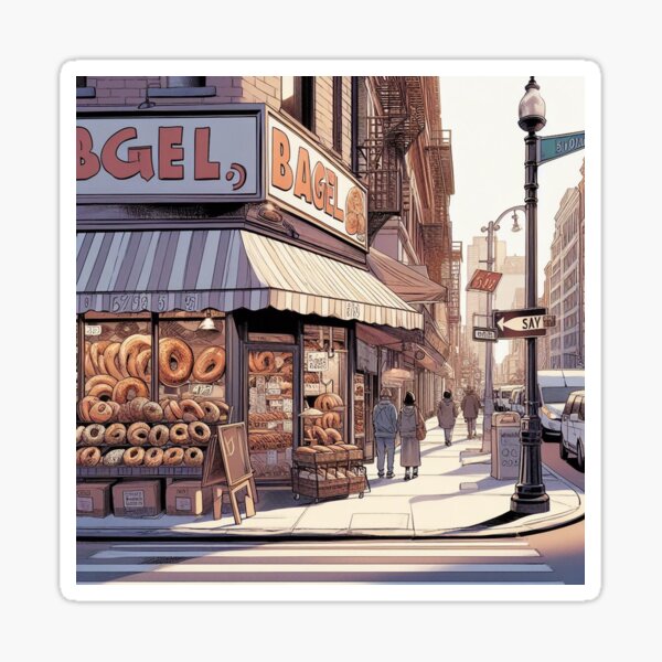 Item preview, NYC Bagel designed and sold by ofanaim.