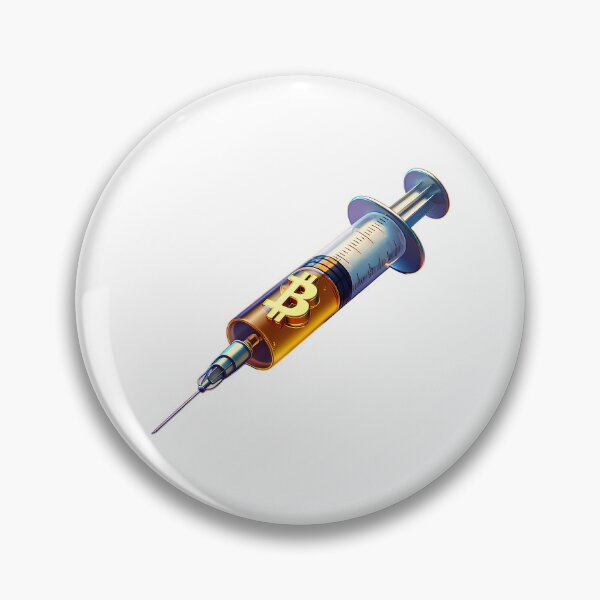 Item preview, Bitcoin syringe, without prescription designed and sold by Doming-Go.