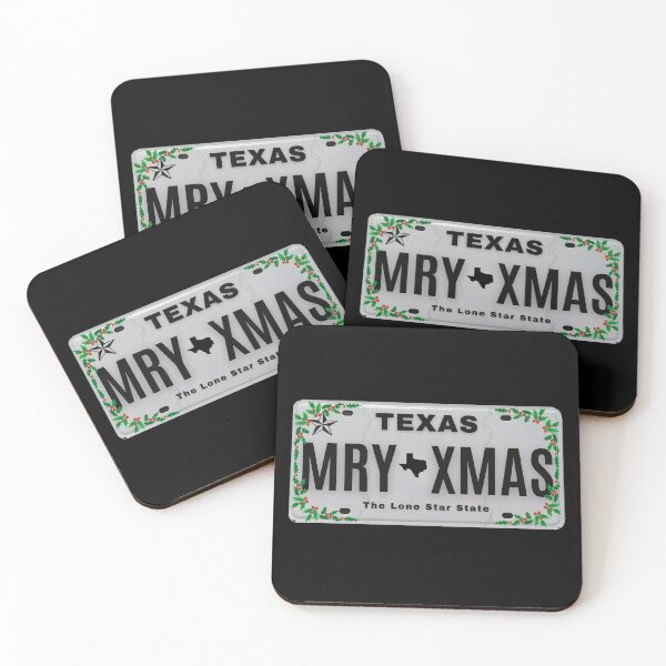 Item preview, Merry Xmas Texas vanity plate MT designed and sold by GFamilyC.