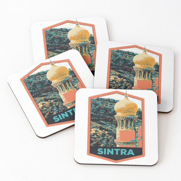 Item preview, Sintra's Pena Palace Tower Illustration Print | Art of Portugal designed and sold by Lemomo-artworks.