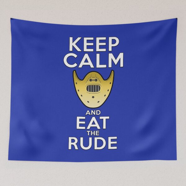Item preview, KEEP CALM AND EAT THE RUDE designed and sold by mrdelman.