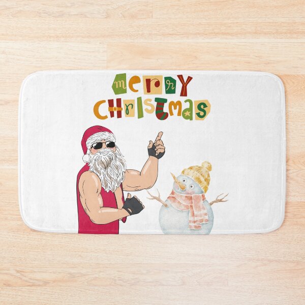 Item preview, Rokendrol Santa Claus and a funny snowman. designed and sold by esao.