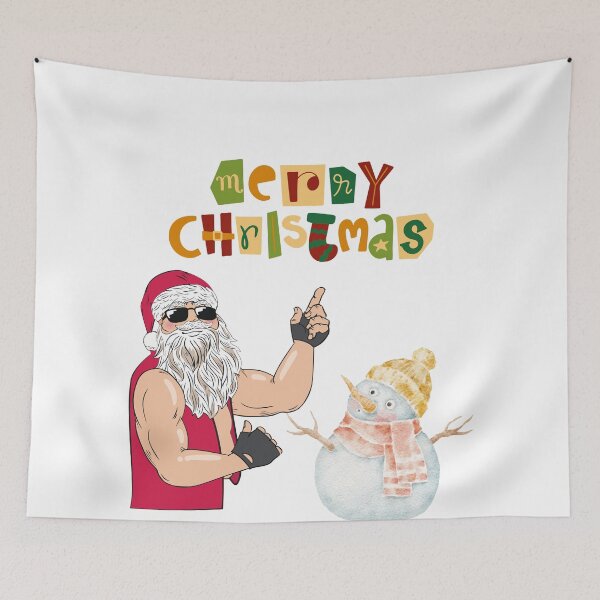 Item preview, Rokendrol Santa Claus and a funny snowman. designed and sold by esao.