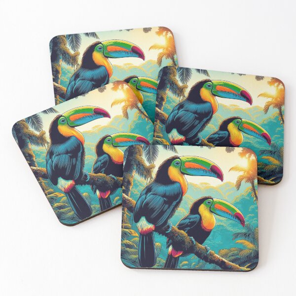 Item preview, Striking Tropical Toucan Birds designed and sold by organicgal.