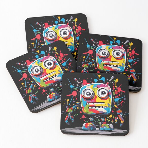 Item preview, Dancing Robot Fantasy Tee: Artistic Style Melange designed and sold by Moisky Patterns.