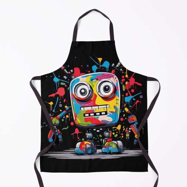 Item preview, Dancing Robot Fantasy Tee: Artistic Style Melange designed and sold by Moisky Patterns.