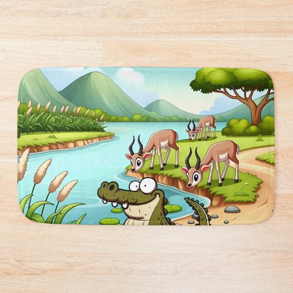 Item preview, Silly Croco in Environment designed and sold by AJSRPrints.
