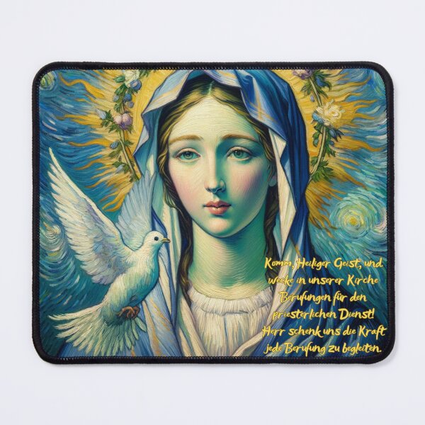 Item preview, Van Gogh Style Annunciation Mouse Pad(3) designed and sold by JohannesLux.