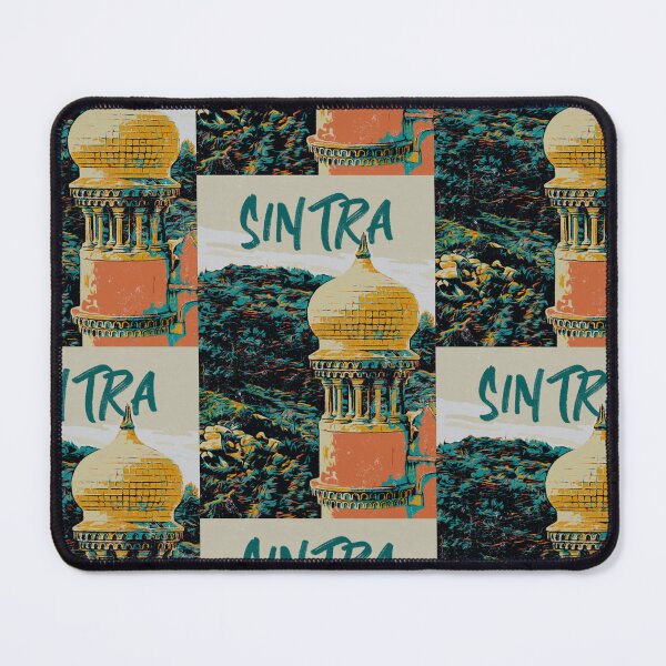 Item preview, Sintra's Pena Palace Tower Illustration Print | Art of Portugal designed and sold by Lemomo-artworks.