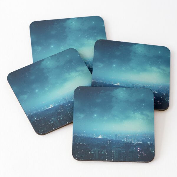 Item preview, City Lights Under Starry Skies designed and sold by kaileena-ai.