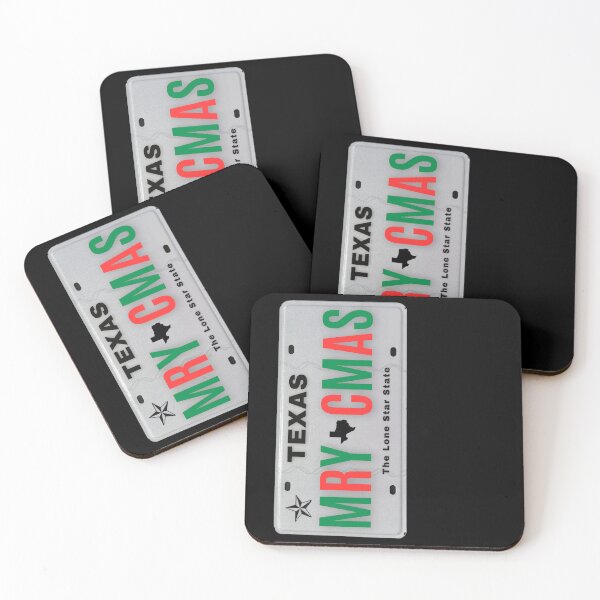 Item preview, Merry Christmas Texas vanity plate MCSW designed and sold by GFamilyC.