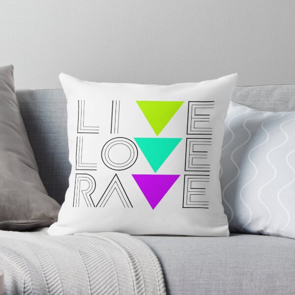Live Love Rave Dekokissen