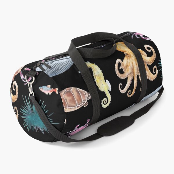 Item preview, Sea Creatures Octopus Seahorse Crab Whale Colorful Shirt Design designed and sold by IntoClearWater.