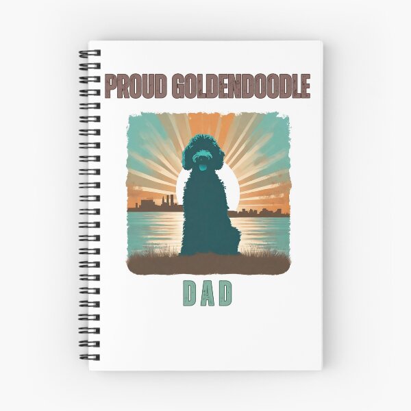 Item preview, Proud Goldendoodle Dad Vintage Sunset designed and sold by Fredster1966.