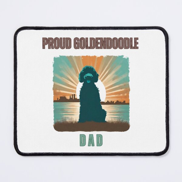 Item preview, Proud Goldendoodle Dad Vintage Sunset designed and sold by Fredster1966.