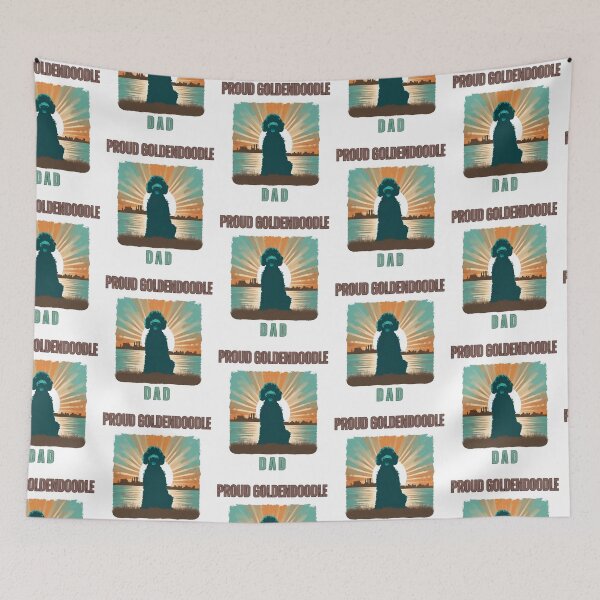 Item preview, Proud Goldendoodle Dad Vintage Sunset designed and sold by Fredster1966.
