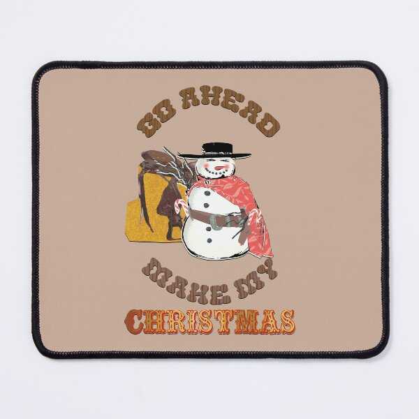 Item preview, Cowboy Snowman Illustration - GO Ahead, make my Christmas designed and sold by Eejee-SK.