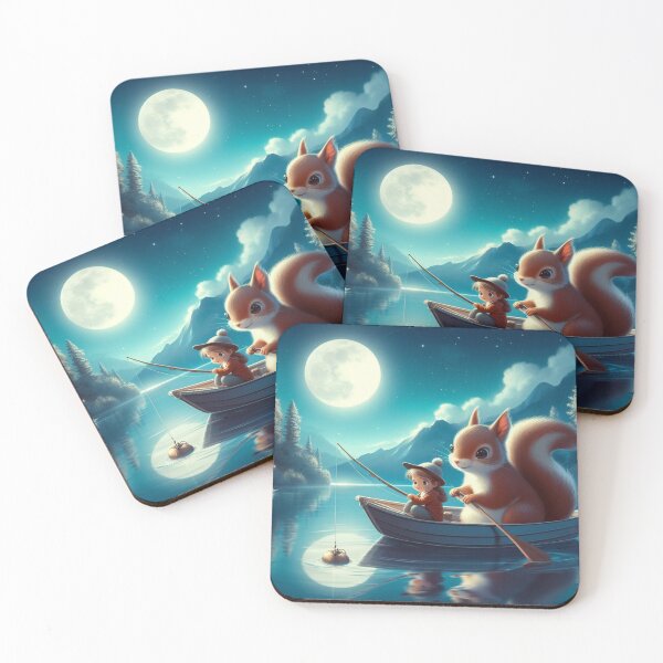 Item preview, Squirrels in the moonlight designed and sold by EsFeDemir.