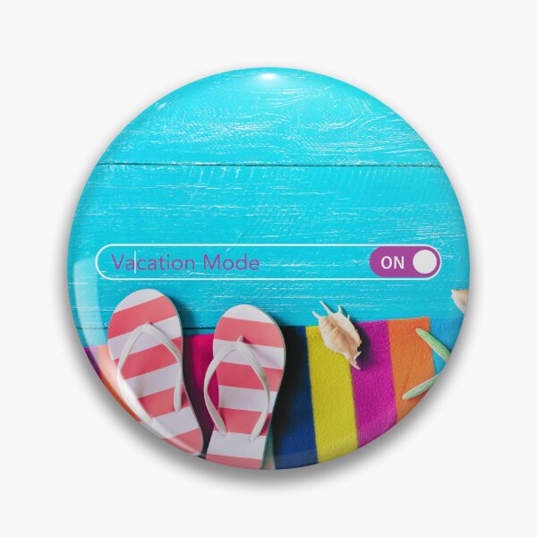 Item preview, Vacation Mode ON Boardwalk - Travel Flip Flop Beach Sea Toggle  designed and sold by RoseGenuine.