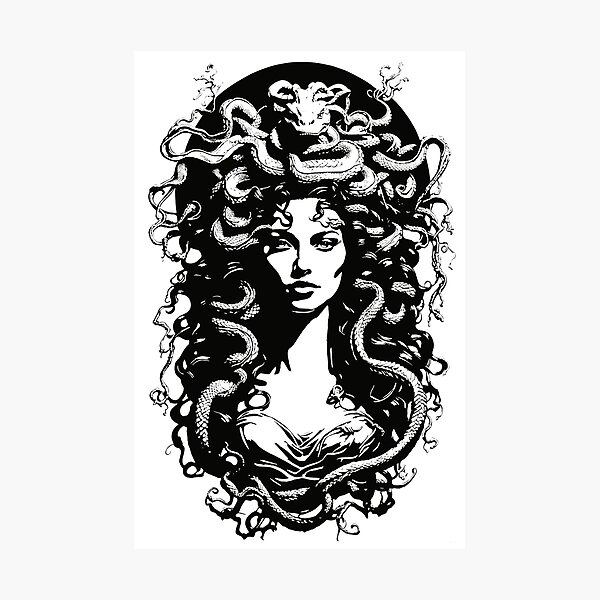 Artikelvorschau, Medusa Griechische Mythologie entworfen und verkauft von Nerdlight.