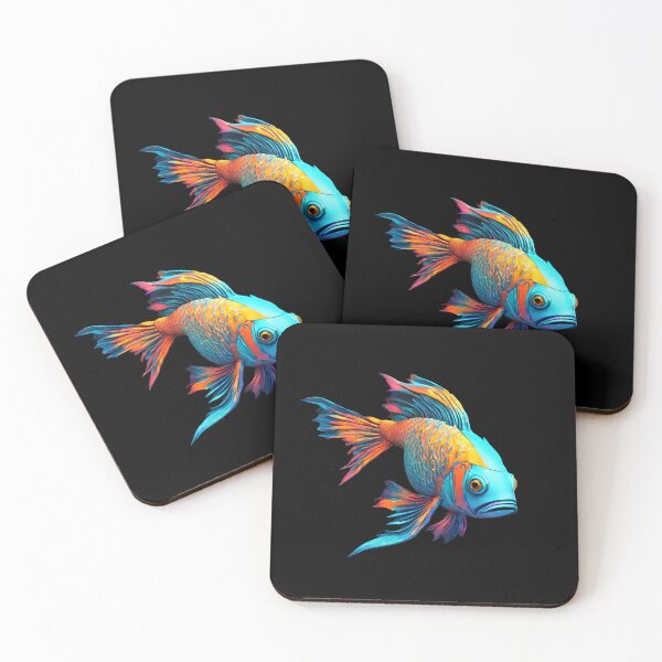 Item preview, Cyberpunk Fish Beautiful Colors designed and sold by Aquillashop.
