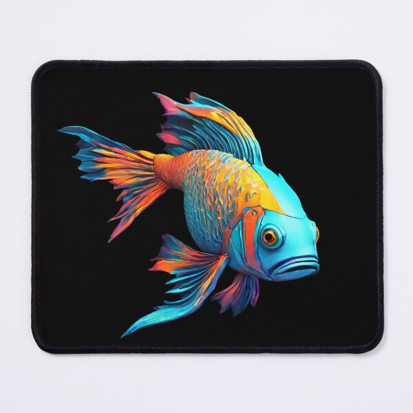 Item preview, Cyberpunk Fish Beautiful Colors designed and sold by Aquillashop.