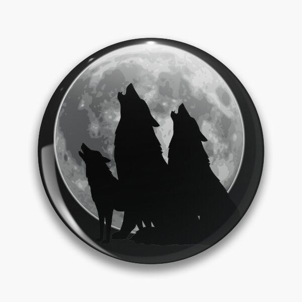 Item preview, wolves howling at the moon designed and sold by MaikelMerch.