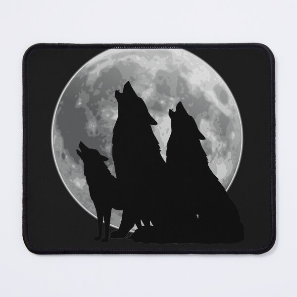 Item preview, wolves howling at the moon designed and sold by MaikelMerch.